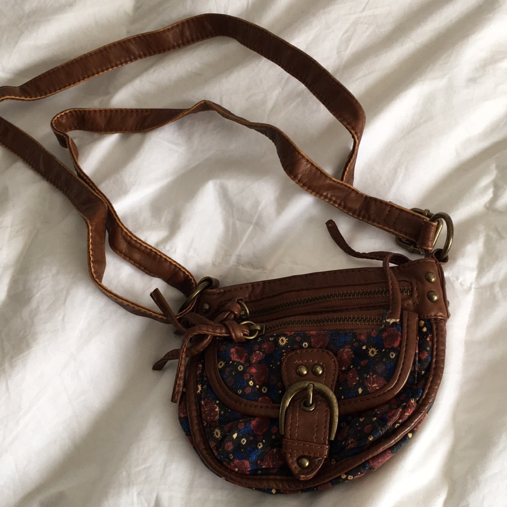 Cross Body Floral Print Small Bag